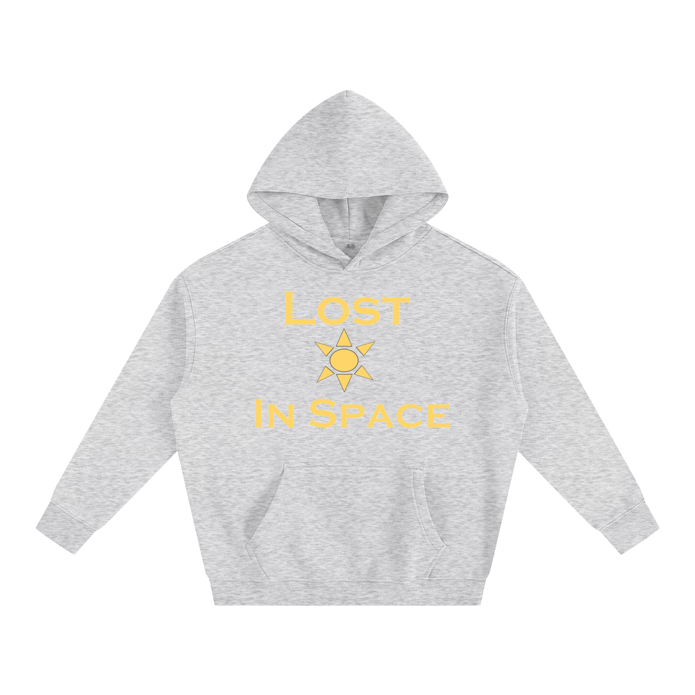 Lost In Space Oversize Fleeced Hoodie