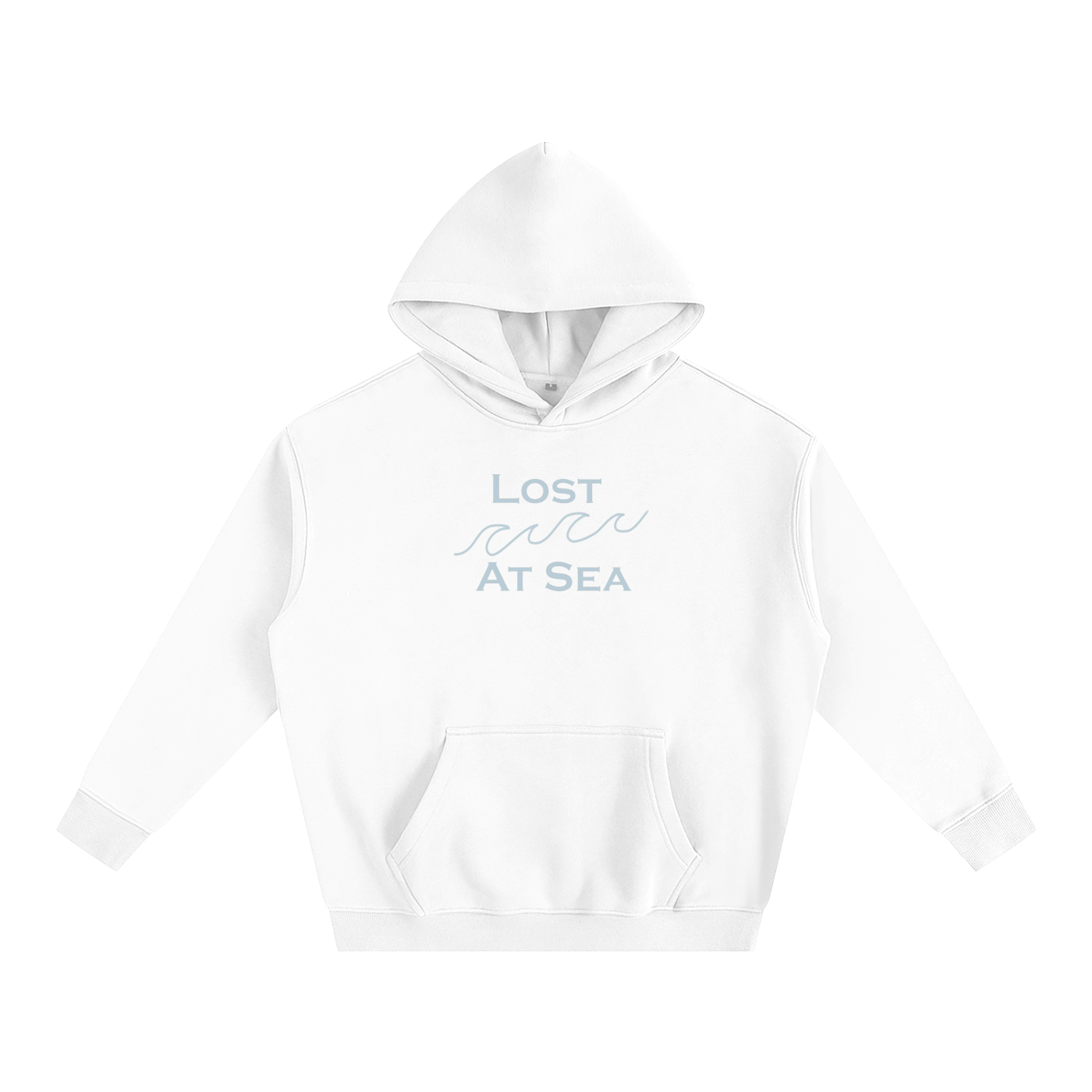 Lost At Sea Oversize Fleeced Hoodie
