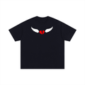 Broken Winged Heart Unisex Oversized Cotton T-Shirt